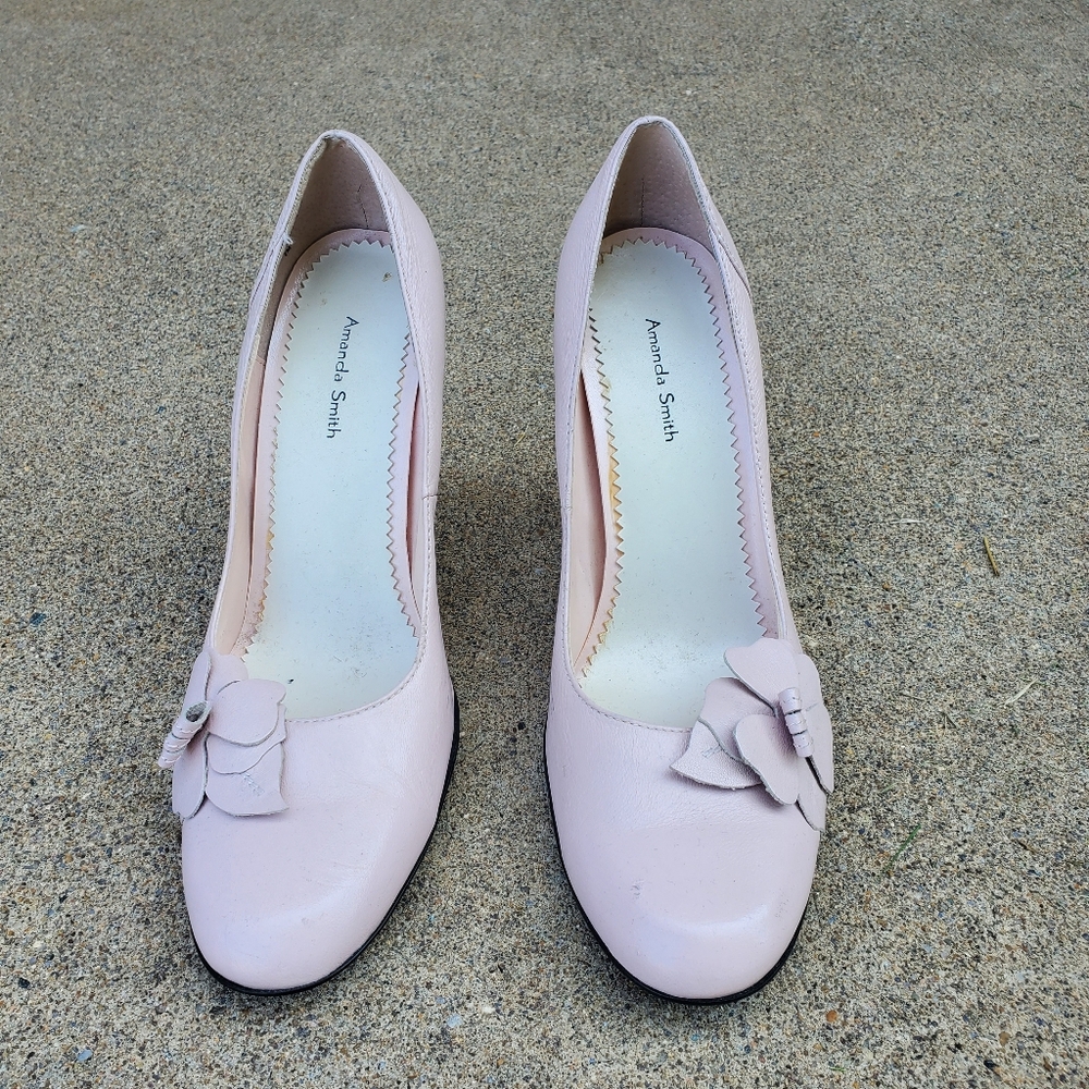 Amanda Smith Pink Women's Shoes, Size 7